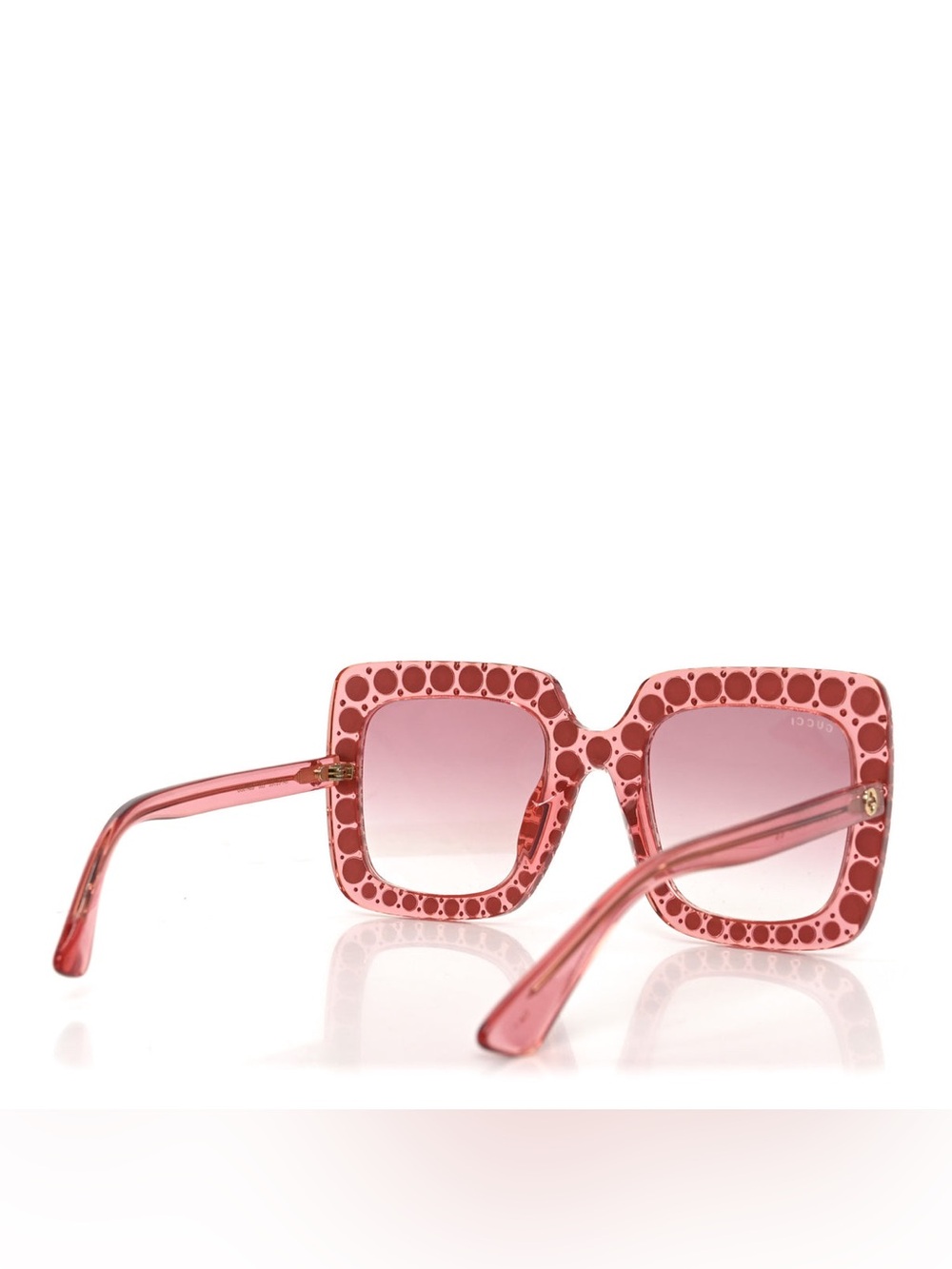 Pink Crystal Gucci Square Frame - Picture 7 of 11